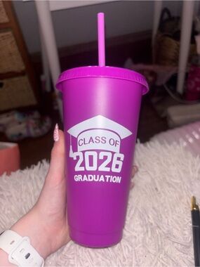Class of 2026 Graduation Tumbler - Purple